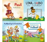 Maxi-Pixi-4er-Set 112: Fußballspaß (4x1 Exemplar): 4 Minibücher für Kinder ab 3 Jahren rund um Fußball