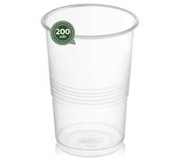 Maxi Products - 200 Vasos Plástico Reutilizables - 1000 cc - Vasos Reciclables - Alta Resistencia - Vasos Irrompibles - Celebraciones - Vaso Refresco - Batidos - Vaso Cócteles - IRROMPIBLES