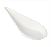 MAXI PRODUCTS - 50 Unidades Cuchara Catering Lágrima - 10 x 4 cm - Cuchara Catering Caña Azúcar - Especial Catering, Eventos, Tapas, Degustación, Food Trucks - CATERING