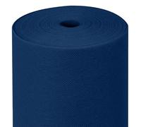 MAXI PRODUCTS - Camino de Mesa TNT Precortado a 30 cm - 0,4 x 48 m - Tejido no Tejido Spunbond (TNT) - Desechable con Efecto Tela - Resistente a Líquidos - Catering - Impermeable (Azul Marino)