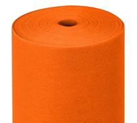 MAXI PRODUCTS - Camino de Mesa TNT Precortado a 30 cm - 0,4 x 48 m - Tejido no Tejido Spunbond (TNT) - Desechable con Efecto Tela - Resistente a Líquidos - Catering - Impermeable (Naranja)