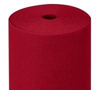 MAXI PRODUCTS - Rollo de Mantel TNT Precortado a 40 cm - 1,2 x 48 m - Tejido no Tejido Spunbond (TNT) - Desechable con Efecto Tela - Resistente a Líquidos - Catering - IMPERMEABLE (Rojo)