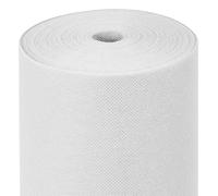 MAXI PRODUCTS - Rollo de Mantel TNT Precortado a 40 cm - 1,2 x 48 m - Tejido no Tejido Spunbond (TNT) - Desechable con Efecto Tela - Resistente a Líquidos - Catering - IMPERMEABLE (Blanco)
