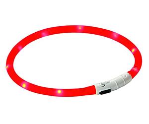 Maxi Safe Collar LED, rojo, longitud 55 cm