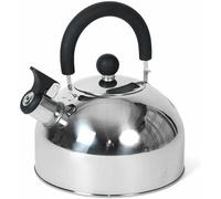Maxia Market Tetera Pava con Silbato Acero Inoxidable para Cocinas Vitrocerámica Gas Eléctrica E Inducción