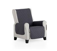 Maxifundas- cubre sillón acolchado reversible maui gris / gris claro. protector funda para sillón