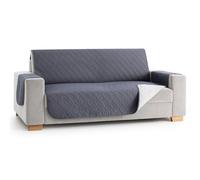 MAXIFUNDAS | Cubre sofá Dry Protect | Color Gris | 3 Plazas | Repelente de Líquidos | Acolchado y Reversible | Funda Protectora Antimanchas | Apto para Mascotas
