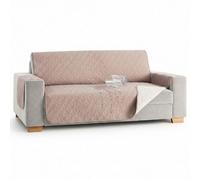 MAXIFUNDAS | Cubre sofá Dry Protect | Color Lino | 4 Plazas | Repelente de Líquidos | Acolchado y Reversible | Funda Protectora Antimanchas | Apto para Mascotas