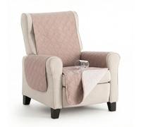 MAXIFUNDAS | Cubre sofá Dry Protect | Color Lino | Válido para Sillón de 1 Plaza, Relax y Orejero | Repelente de Líquidos | Acolchado y Reversible | Funda Protectora Antimanchas | Apto para Mascotas