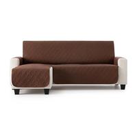 MAXIFUNDAS | Cubre sofá Dry Protect | Color Marrón | Chaise Longue Izquierdo 280 cm | Repelente de Líquidos | Acolchado | Funda Protectora Antimanchas | Apto para Mascotas