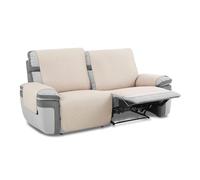 MAXIFUNDAS-Cubre Sofá Acolchado Relax 3 Plazas Slam, Beig. Salvasofá Repelente a líquidos y con Reverso Antideslizante.