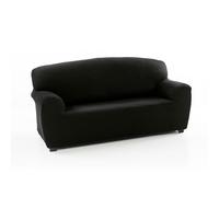 MAXIFUNDAS | Funda de Sofá Ajustable Strada | Color Negro | Tamaño 2 plazas | Alta Elasticidad y Tacto Suave | Protege y Renueva tu Sofá | Fabricada en España
