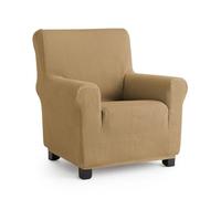 MAXIFUNDAS | Funda de Sofá Elástica 1 Plaza Color Lino - Funda de Sofá Extrasuave, Antideslizante y Elástica - Funda Sofá Elástica Modelo Inca