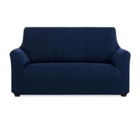 MAXIFUNDAS | Funda de Sofá Elástica 3 Plazas Color Azul - Funda de Sofá Extrasuave, Antideslizante y Elástica - Funda Sofá Elástica Modelo Inca