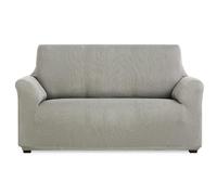 MAXIFUNDAS | Funda de Sofá Elástica 3 Plazas Color Gris Claro - Funda de Sofá Extrasuave, Antideslizante y Elástica - Funda Sofá Elástica Modelo Inca