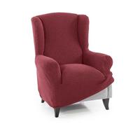 MAXIFUNDAS | Funda Sillon Orejero Super Elástica Relive | Color Fucsia Oscuro | Alta Elasticidad y Tacto Suave | Hecho en España.