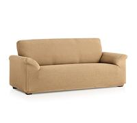 MAXIFUNDAS - Funda sofá multielástica Belfast 3 Plazas, Beige. Adaptable a Multitud de sofás con Formas y Estilos Diferentes. Parecerá un sofá tapizado