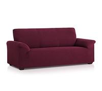 MAXIFUNDAS - Funda sofá multielástica Belfast 3 Plazas, Malva. Adaptable a Multitud de sofás con Formas y Estilos Diferentes. Parecerá un sofá tapizado