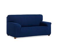 MAXIFUNDAS | Funda Sofá Vega 1 Plaza - Funda Sofá Elástica Color Azul - Funda Sofá Antideslizante Tejido Jacquard - Funda Sofá ExtraSuave Cintas Traseras Ajuste