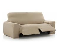 MAXIFUNDAS - Funda de Sofá Relax 3 Plazas con 2 Pies Vega, Gris Claro. Funda para sofá reclinable. Ajuste, Fácil de Colocar y Lavar