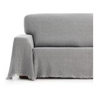 MAXIFUNDAS | Plaid para sofá y Cama | Color Gris | 180x260 | Modelo Mags | Foulard Multiusos Decorativo | Fácil Lavado