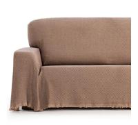 MAXIFUNDAS | Plaid para sofá y Cama | Color Lino | 180x260 | Modelo Zen | Foulard Multiusos Decorativo | Fácil Lavado