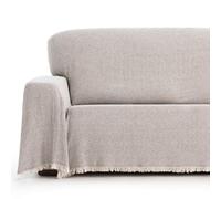 MAXIFUNDAS | Plaid para sofá y Cama | Color Marrón | 230x260 | Modelo Mags | Foulard Multiusos Decorativo | Fácil Lavado