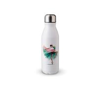 MAXIKIWI Botella de agua de una sola pared con tapa de rosca, aluminio ligero no aislado, sin BPA, a prueba de fugas, bailarina de ballet para niña, 500 ml