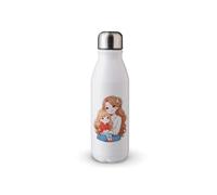 MAXIKIWI - Botella de agua de una sola pared con tapa de rosca, aluminio ligero no aislado, sin BPA, a prueba de fugas - Día de la Madre Bebé - 500 ml