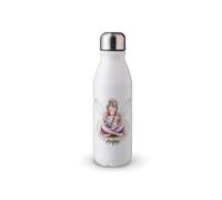 MAXIKIWI - Botella de agua de una sola pared con tapa de rosca, aluminio ligero no aislado, sin BPA, a prueba de fugas - Fairy Mom Baby - 500 ml