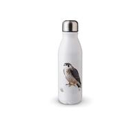 MAXIKIWI Botella de agua de una sola pared con tapa de rosca, aluminio ligero no aislado, sin BPA, a prueba de fugas, halcón de invierno, 500 ml