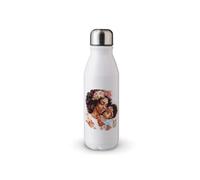 MAXIKIWI - Botella de agua de una sola pared con tapa de rosca, aluminio ligero sin aislamiento, sin BPA, a prueba de fugas, Día de la Madre - 500 ml