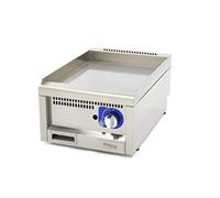Maxima Commercial Class Gastro - Plancha de gas lisa (400 x 600 mm de profundidad, con protección antisalpicaduras, 3000 W)
