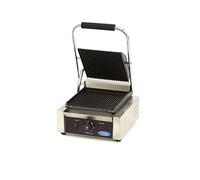 Maxima Gastro - Parrilla de contacto con ranurada, con bandeja recogegrasa - 1800 W