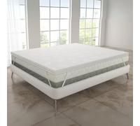 MAXIME MAISON - Topper Viscoelastico (150x190cm) Memory Foam Mattress Topper Topper Colchon Viscoelástico Made in Italy - del Corazón de Italia a Tu Cama: el Topper Que Promete Dulces Sueños