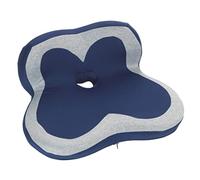 Maximex 9939770500 Cojín Ergonómico para Asiento Y Lumbar, Azul