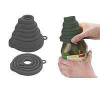 Maximex - Abridor plegable de silicona para tapas de rosca, 10,5 x 8,5 x 8 cm, color antracita