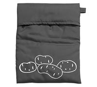 Maximex Cocina para microondas - Para hasta 4 patatas o 2 mazorcas de maíz, poliéster, 25 x 21 x 1 cm, antracita