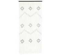 Maximex Cortina Decorativa Colgante de Cuentas de Madera de Arce y bambú Multicolor 31 hebras diseño Elegante 90 x 200 cm Madera/bambú