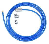 Maximex Limpiatubos eléctrico Mod, TWISTER limpiador de alta presión con boquilla de latón sistema Easy-Clip para desagües 3 x 250 x 3 cm azul