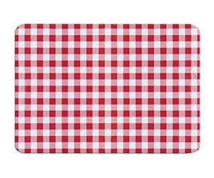 Maximex Mantel de Corte Individual en diseño de Cuadros Rojos atemporales para Mesa de Comedor, paño fácil de Limpiar, Cubierta Resistente a la Intemperie para jardín y Mesa de Camping, 180 x 140 cm