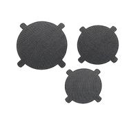 Maximex Protección contra salpicaduras de fibra de vidrio, 3 tamaños, resistente al calor hasta 260 °C, apto para lavavajillas, microondas, óptima circulación del aire