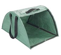 Maximex Recogedor de Hojas XL Herramienta de jardín eficaz con Borde de Barrido Integrado plástico PP y Fibra de Vidrio Verde/Blanco 50x35x75 cm