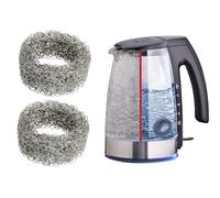 Maximex Sifón antical Mod, Hexi juego de 2 protección para hervidores acero inoxidable sin productos químicos de energía 4 x 2 cm plata