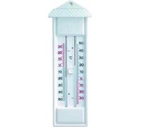 Máximo / Min-Thermometer "Maxima-Minima" Blanco 8x3, 2x23, 2 CM Plástico Nuevo