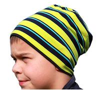Maximo Ringel - Gorro reversible, Beanie (Caban de Grape de Capri/Negro) - Gorro infantil, bebé gorro grün/blau-schwarz Talla:53