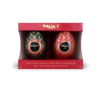 Maxim's | Caja de regalo de metal para huevos de Pascua | Perlas de cereales cubiertas de chocolate amargo y leche | Bombones Surtidos - 100 Gr