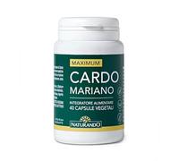 Maximum Cardo Mariano Complemento Alimenticio que Favorece las Funciones Hepáticas, Digestivas y la Purificación del organismo con Colina, Cardo Mariano - 40 Cápsulas vegetales