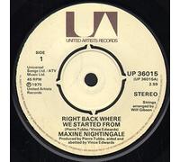 Maxine Nightingale - Right Back Where We Started From - United Artists Records - UP 36015