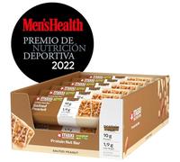 MaxiNutrition 12-Pack Barritas de Proteína sin Azúcar Añadido - Doble Capa, Chocolate Oscuro y Cacahuete Salado, 10g Proteína, Hechas en Alemania, Sin Aceite de Palma - Elección Men's Health 2022
